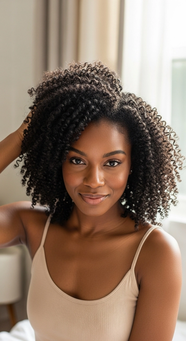 Voluminous Defined 3C-4A Coily Lob