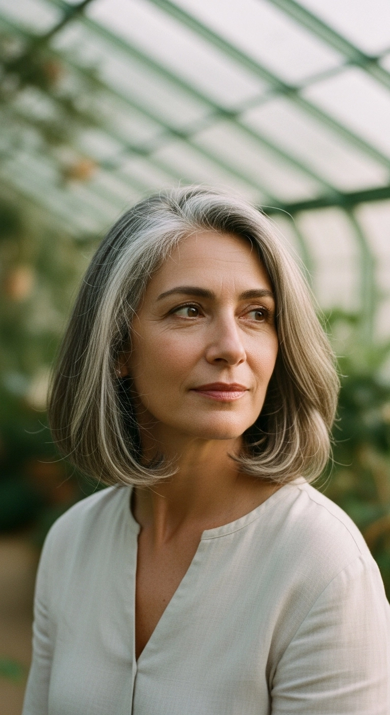 Voluminous Silver Lob with Curved Inward Blowout